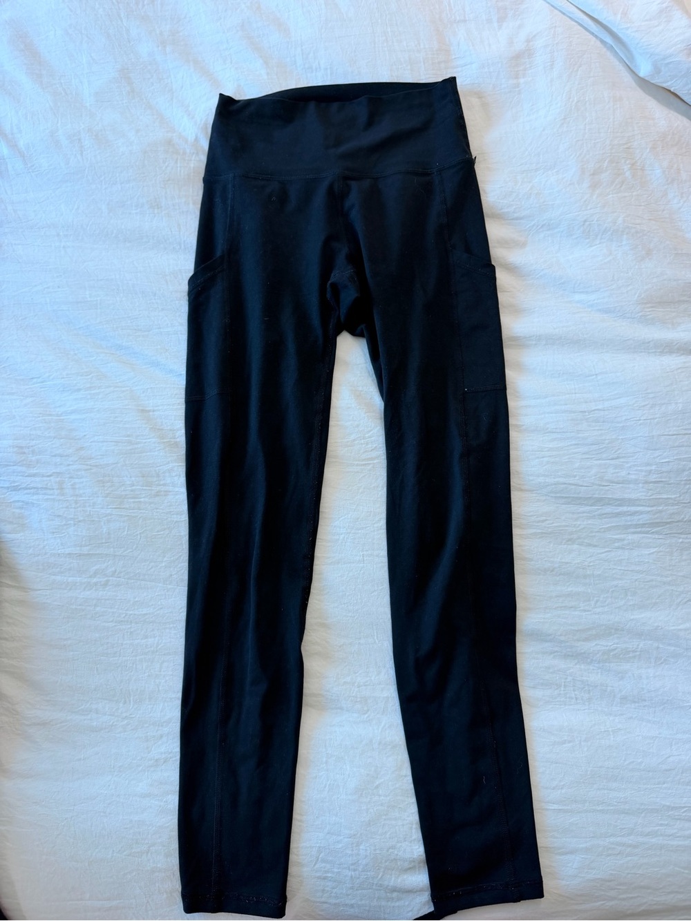 aerie Black Active Leggings with Branded Waistband